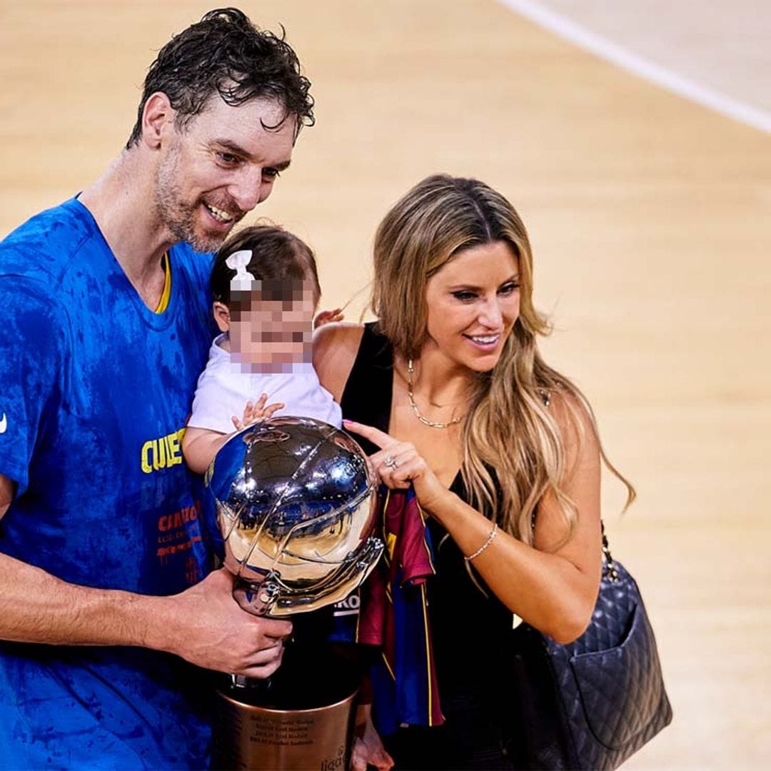 Conoce al equipo más importante en la vida de Pau Gasol: su mujer y sus dos hijos