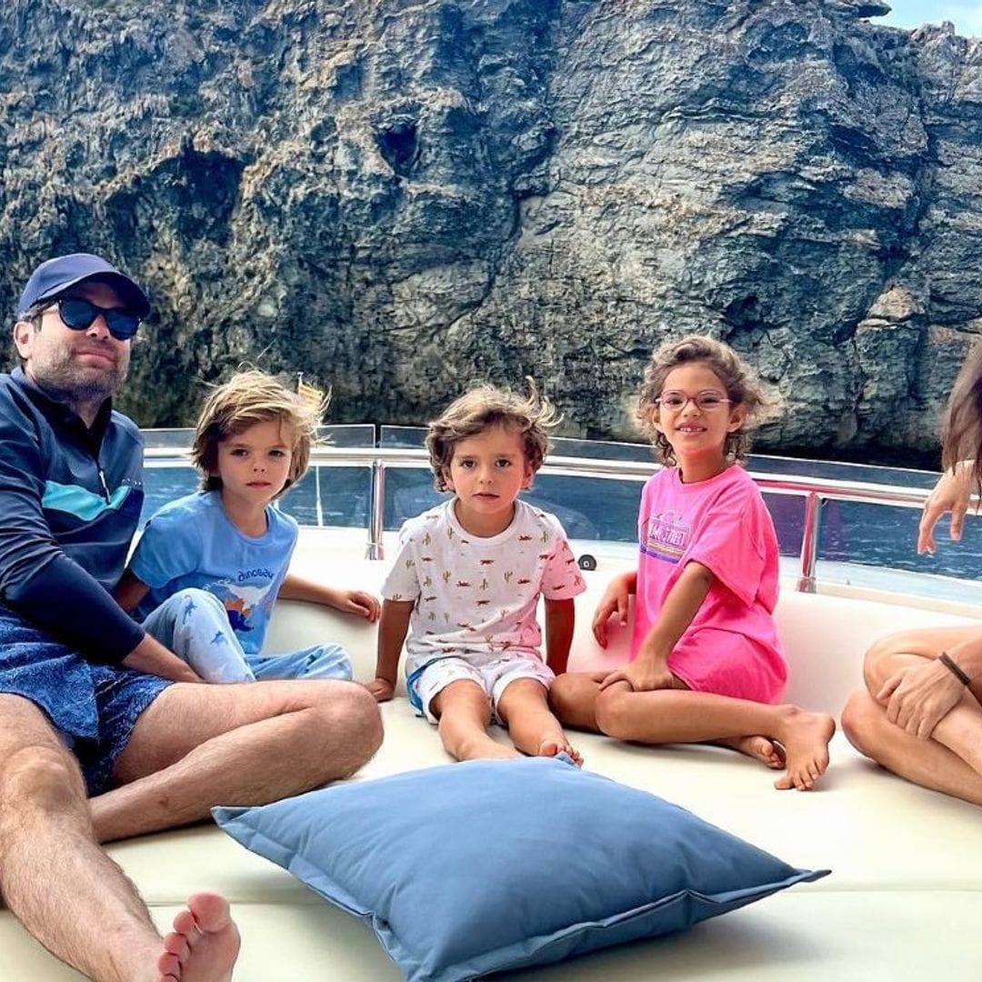 El intrépido viaje de Bárbara Coppel y su familia a Menorca