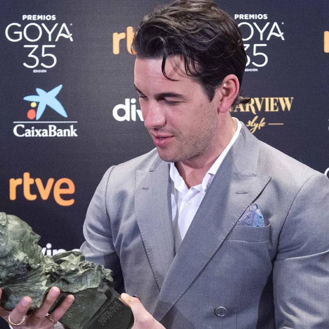 Mario Casas, con su Goya ya en la mano, cuenta lo que nunca olvidará de la edición de este año