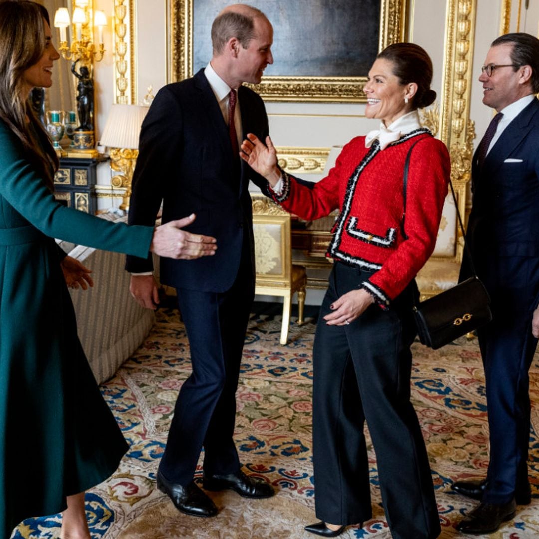 ¡Cumbre de herederos! Los príncipes de Gales reciben a Victoria y Daniel de Suecia en el Castillo de Windsor