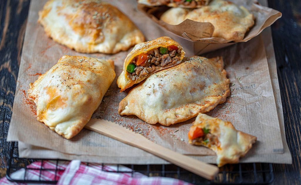 Empanadas de pavo y verduras