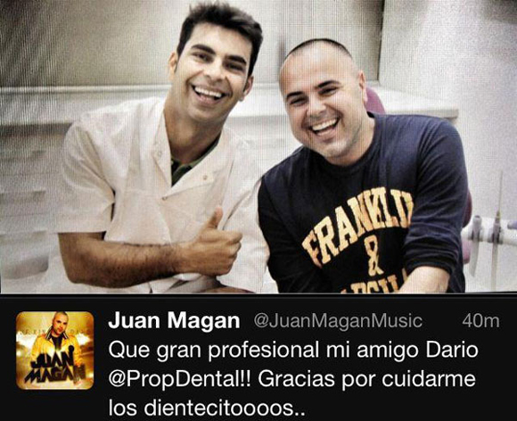 Darío de Propdental, el dentista de los famosos