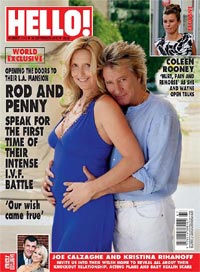 Rod Stewart y Penny Lancaster