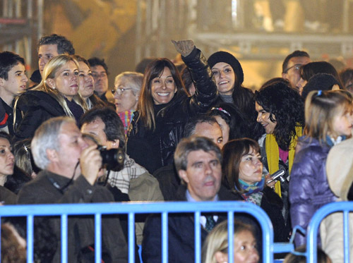 Lydia Bosch, Laura Ponte, Nuria González... disfrutan con sus hijos de la cabalgata de los Reyes Magos