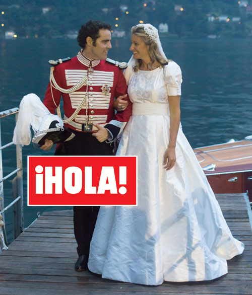 En ¡HOLA!: Elegante y aristocrática boda de la princesa Fabrizia Ruffo di Calabria con Borja Benjumea de Soto, en el lago Como