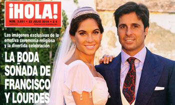 ¡HOLA! adelanta su edición con las imágenes exclusivas de la boda soñada de Francisco Rivera y Lourdes Montes