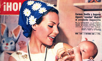 Hace 50 años, Carmen Sevilla presentaba a su hijo en ¡HOLA!