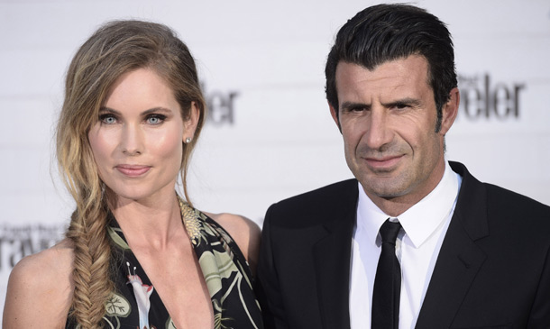 Luis Figo: 'Mi mujer tiene mucha paciencia y me aguanta'