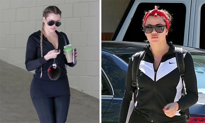 Khloe Kardashian, ¡un vestidor sólo para su ropa de deporte! 