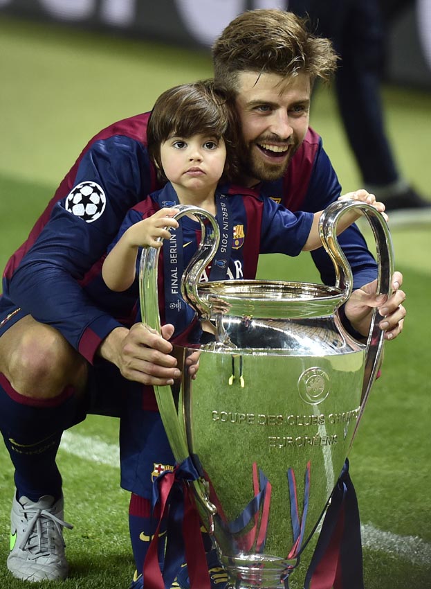 Milan Piqué demuestra que es todo un campeón como papá Foto 1