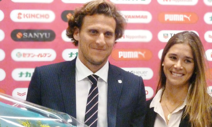 Diego Forlán espera su primer hijo