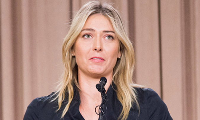 El patrimonio de Maria Sharapova en peligro