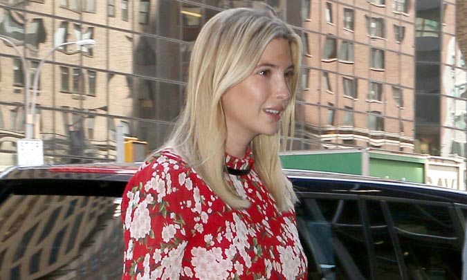 Ivanka Trump, ¿quién diría que hace tres días dio a luz a su tercer hijo?