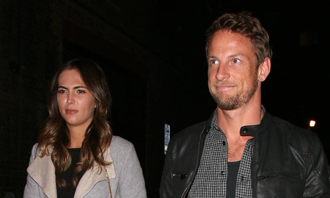 Jenson Button presume de novia en Londres