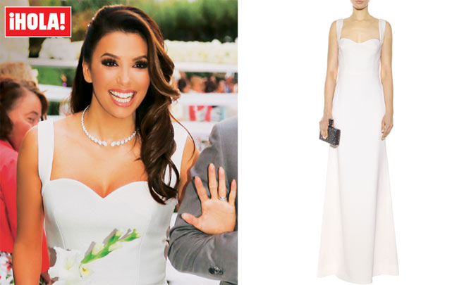 En ¡HOLA!: Los dos vestidos de Eva Longoria y el traje de Pepe Bastón el día de su boda