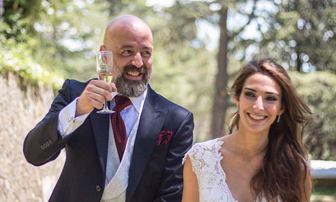 Goyo Jiménez y Paloma Mefer comparten las fotos de su romántica boda