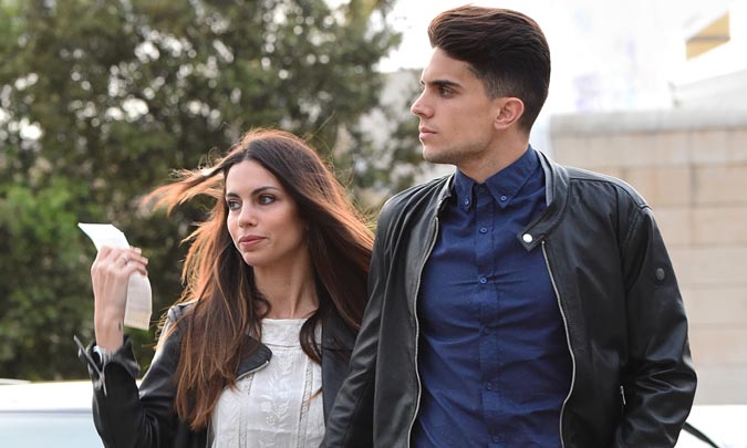 La sorprendente petición de matrimonio de Marc Bartra a Melissa Jiménez