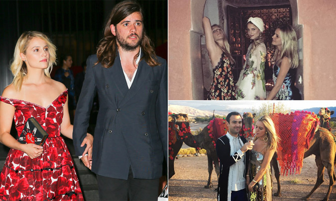 La exótica boda marroquí de Dianna Agron, de 'Glee', y Winston Marshall, vocalista de 'Mumford & Sons'