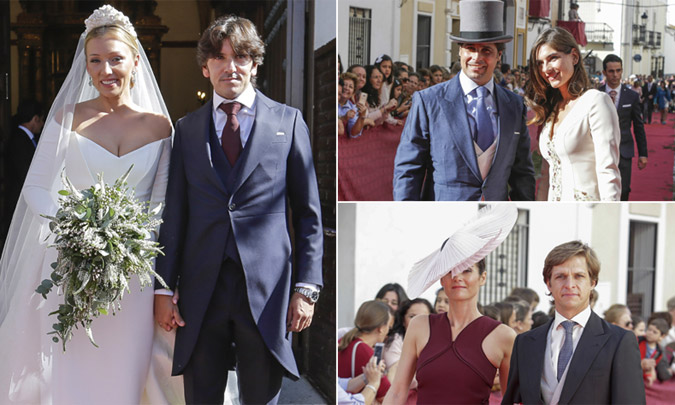Francisco Rivera y Lourdes Montes acuden a la boda taurina del rejoneador Diego Ventura