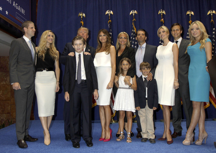 Fotogalería:La familia Trump, la mejor estrategia de campaña del