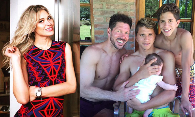 'El Cholo' Simeone y Carla Pereyra ya disfrutan de la Navidad en Argentina con su hija Francesca 