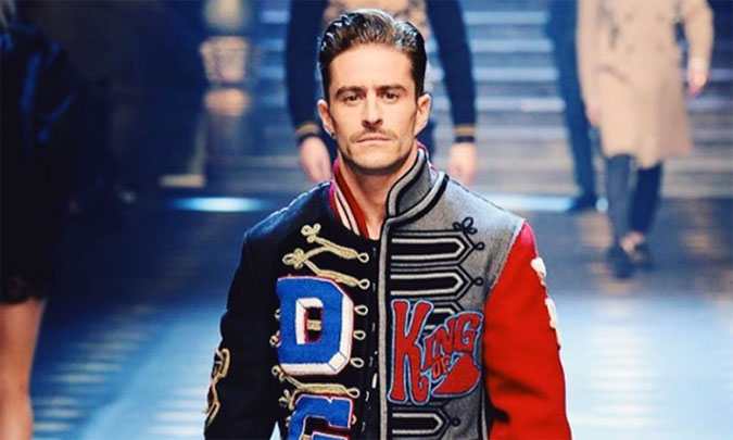 Pelayo Díaz se convierte, por un día, en ‘príncipe’ de Dolce & Gabbana 