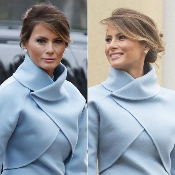 Las claves del 'beauty look' de Melania Trump para un día histórico