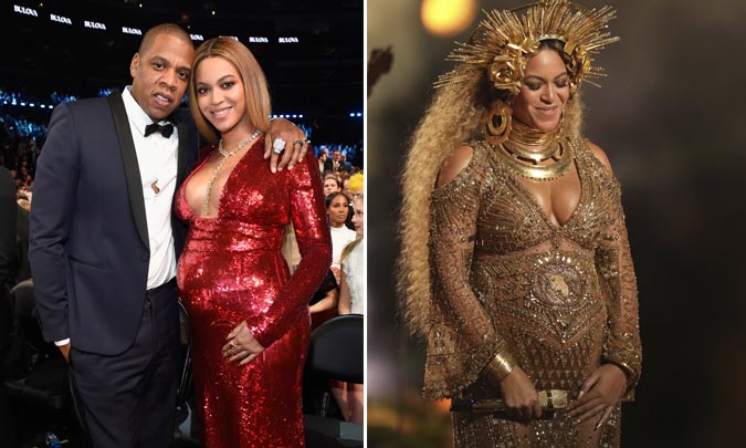 ¡Menudo espectáculo! El embarazo de Beyoncé, protagonista indiscutible de los Grammy