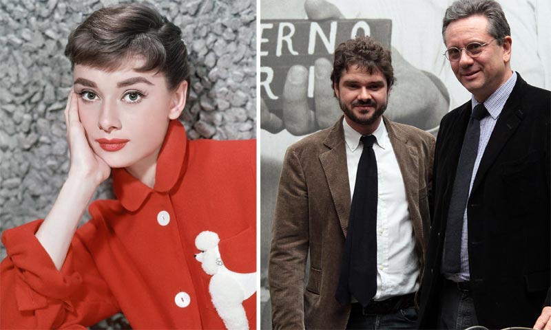 Sean Ferrer y Luca Dotti, hijos de Audrey Hepburn