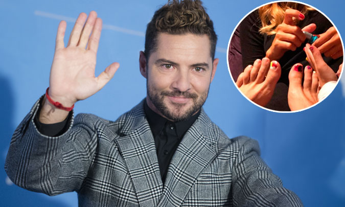 David Bisbal se convierte en el 'conejillo de Indias' de los experimentos 'fashion' de su hija