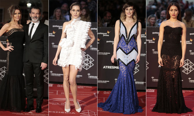 'Looks' de impresión en la alfombra roja de clausura del Festival de Málaga