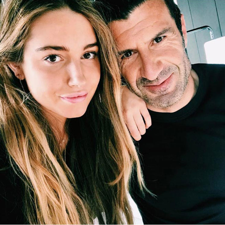 La cariñosa felicitación de Luis Figo a su hija Daniela, una belleza que cumple 18 años