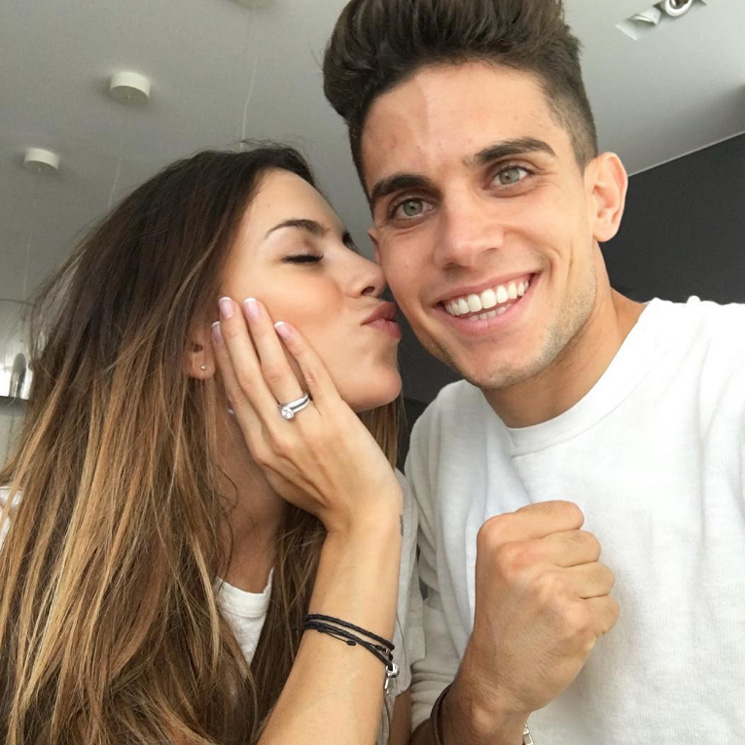 Melissa Jiménez y Marc Bartra siguen adelante con sus planes de boda