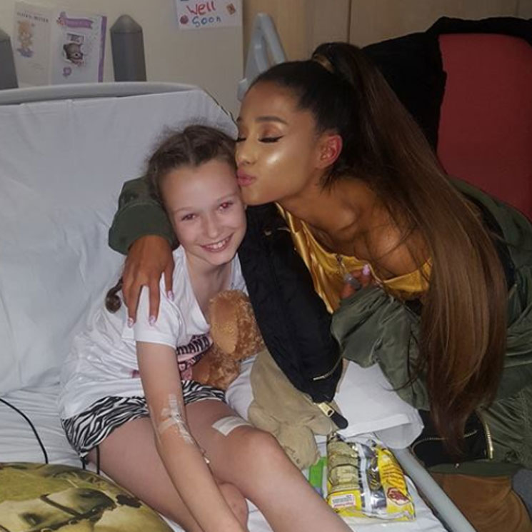 Así ha sido el emotivo encuentro de Ariana Grande con las víctimas de Manchester en el hospital