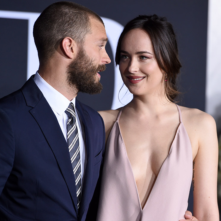 Jamie Dornan y Dakota Johnson, compañeros de rodaje y buenos amigos