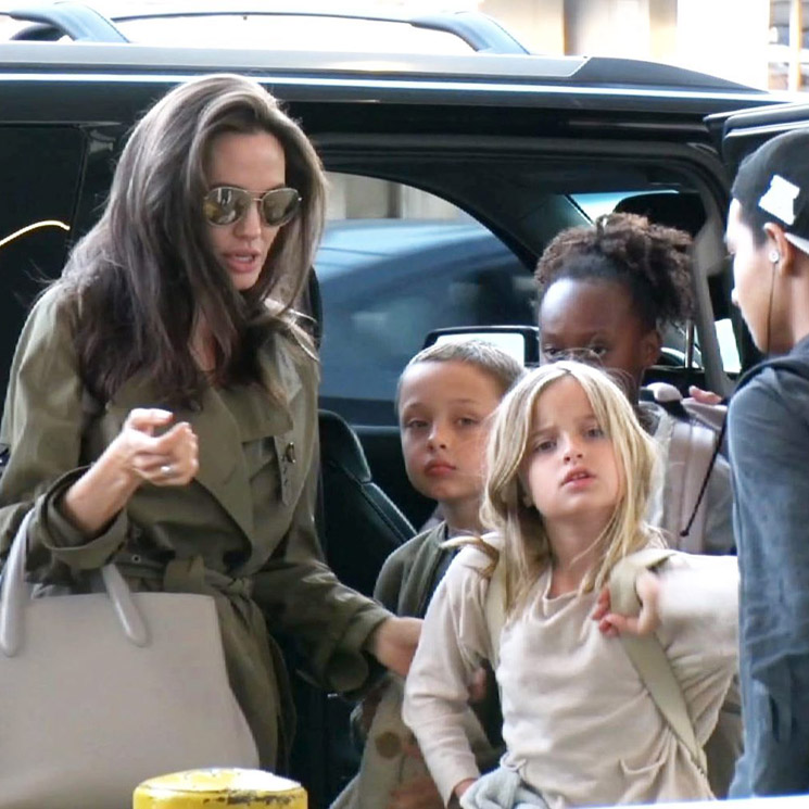 Angelina Jolie celebra el Día del Padre de vacaciones con sus hijos