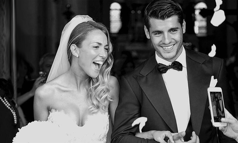 Álvaro Morata y Alice Campello celebran su primer mes de casados con un importante cambio en su vida