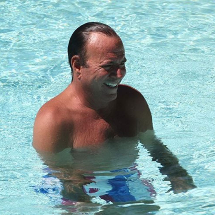 Julio Iglesias se despide de sus vacaciones en Marbella