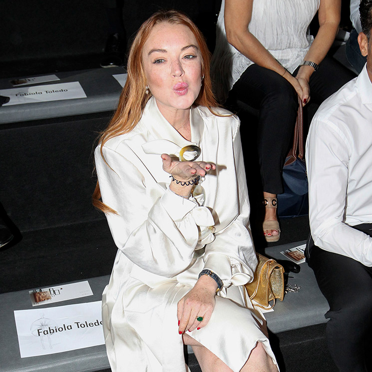 Lindsay Lohan, tardes de desfile y noches de fiesta en la Semana de la Moda de Madrid