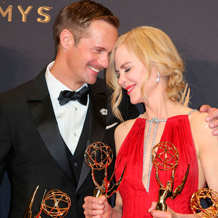 Nicole Kidman se pronuncia sobre su beso con Alexander Skarsgård en los Emmy