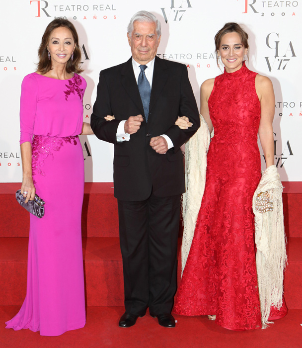 Isabel Preysler, Mario Vargas Llosa y Tamara Falcó