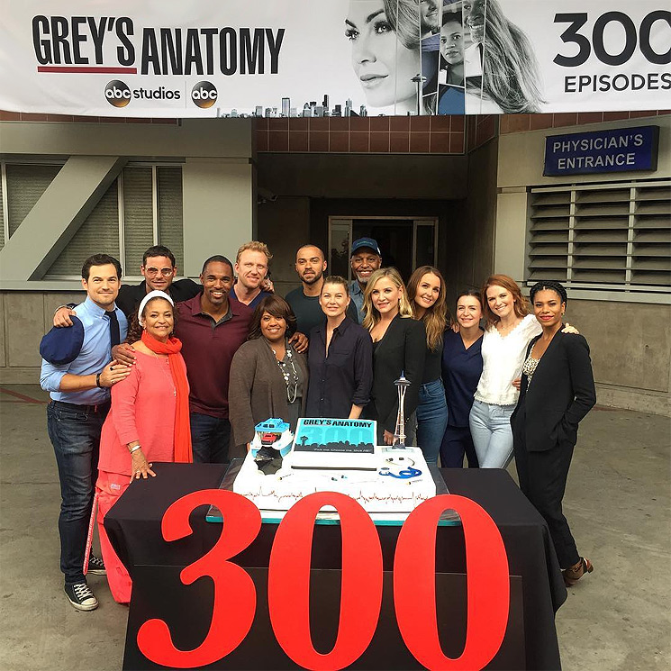 Los actores de 'Anatomía de Grey' cuelgan las batas y se van de fiesta para celebrar los 300 capítulos de la serie