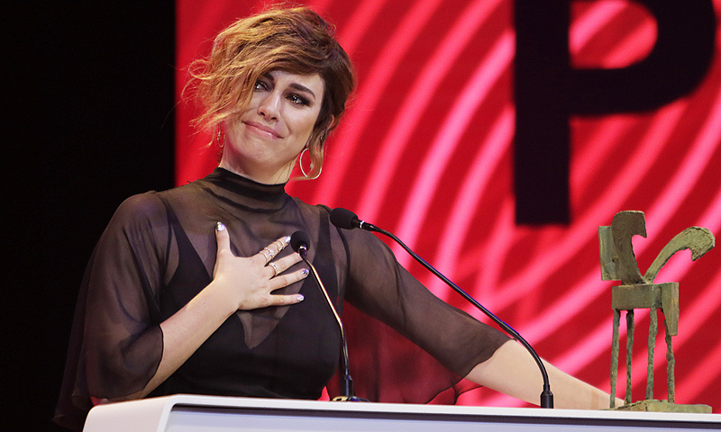 Blanca Suárez y su emocionante discurso que terminó en lágrimas