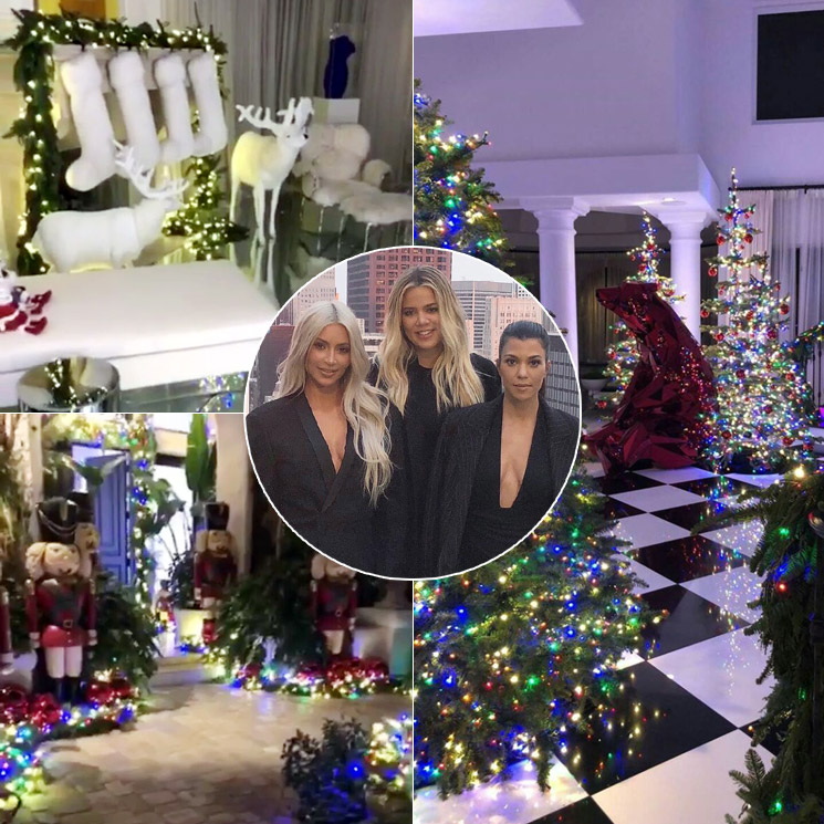 ¿cómo Es Una Navidad Kardashian La Madre De Kim Y Su Extravagante Decoración Te Sorprenderán 