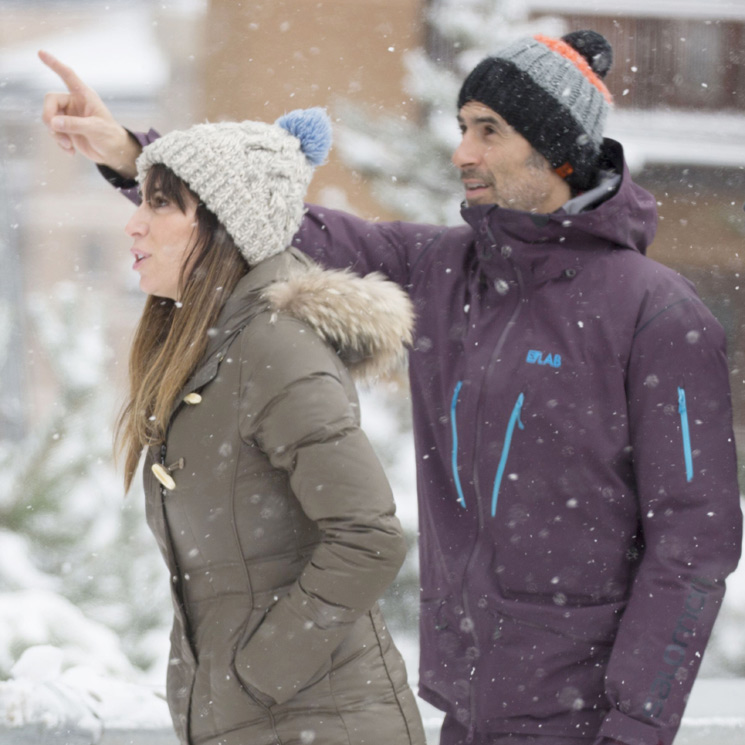 Jorge Fernández, de escapada en la nieve con su novia