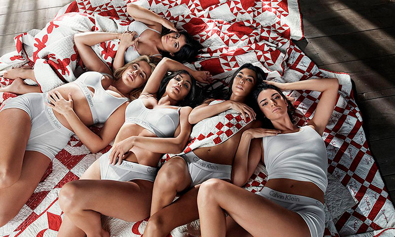 Campaña Calvin Klein con las Kardashian