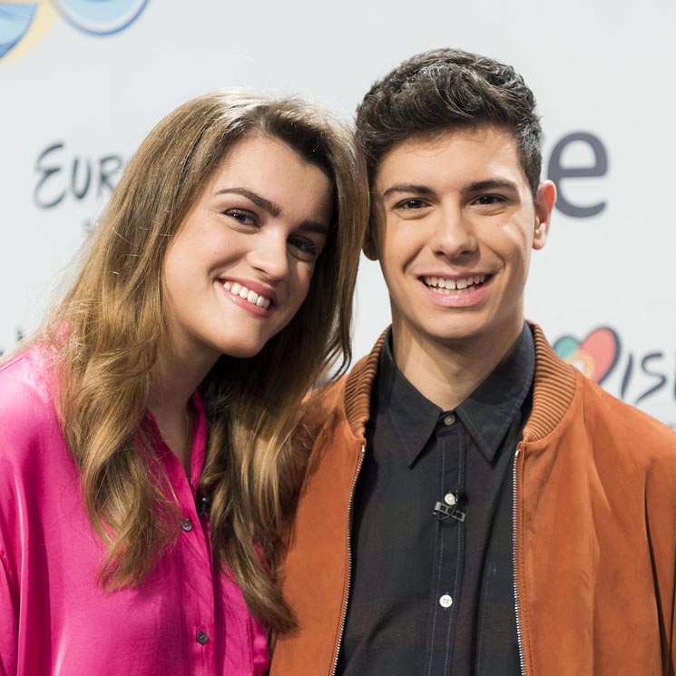 Alfred y Amaia derrochan simpatía y miradas cómplices tras conquistar a los eurofans