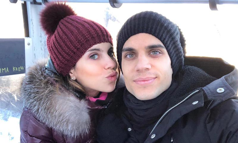 Marc Bartra y Melissa Jiménez