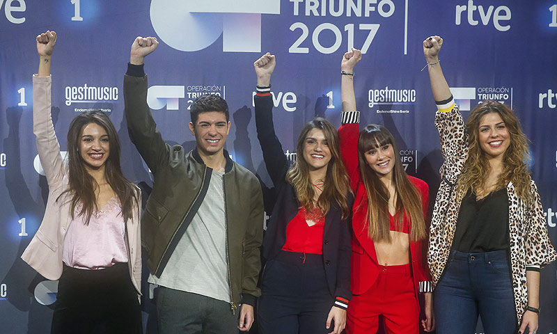 Ana Guerra, Alfred, Amaia, Aitana y Miriam 