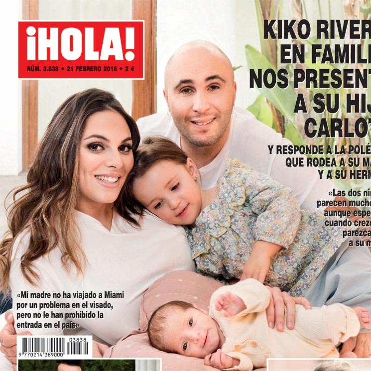 En ¡HOLA!, Kiko Rivera, en familia, nos presenta a su hija Carlota y responde a la polémica que rodea a su madre y su hermana